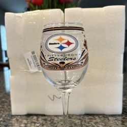 NFL Pittsburgh Steelers Wine Glass 