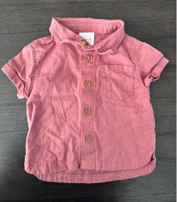 Baby Button-Up Short Sleeve Shirt