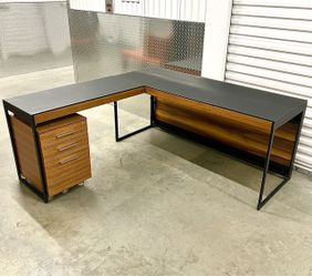 Modern mid century executive office desk