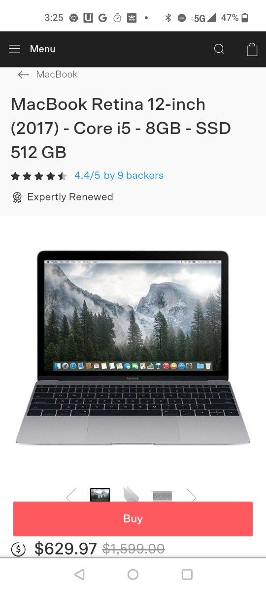 2017 12” MacBook (not a MacBook Pro or Air)