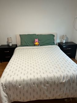 Queen Bed frame with Headboard