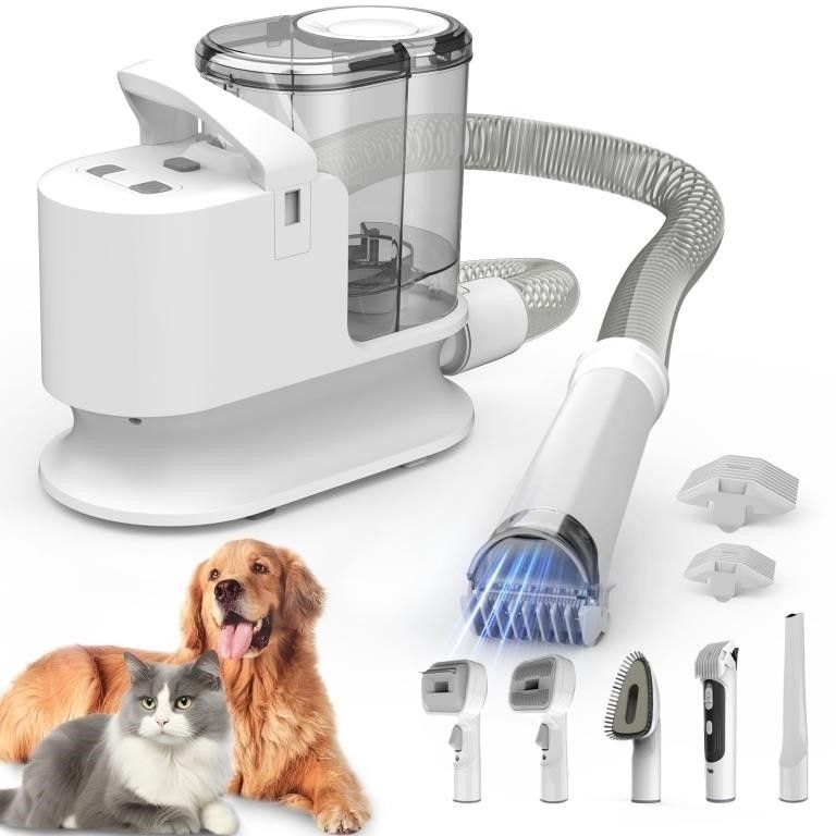 New Tested Bossdan Pet Grooming Kit Vacuum MSRP $199 