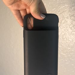 Case Of IPhone X With Battery Or Charger