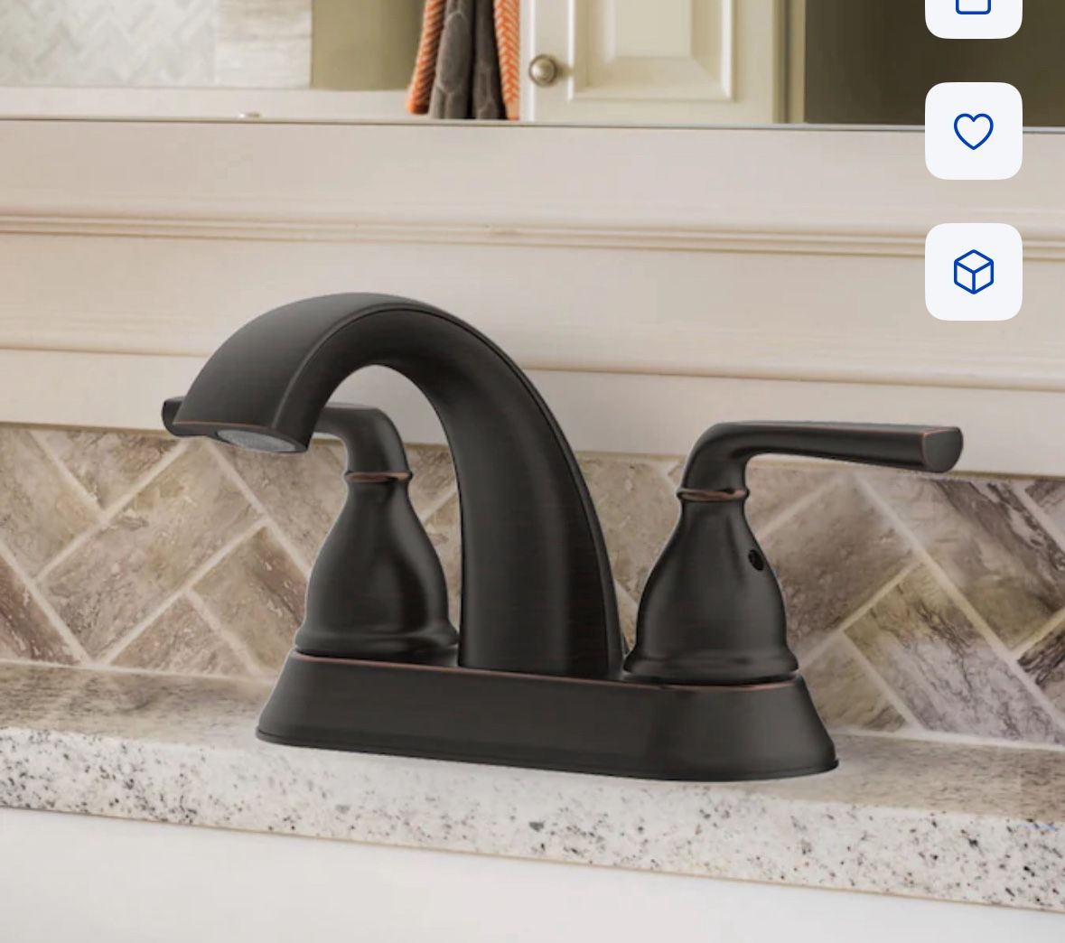 Bathroom Sink Faucet with Drain