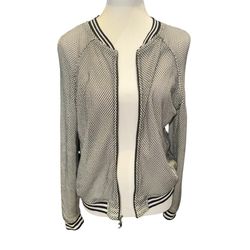 Mesh Bomber Jacket 