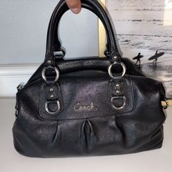 COACH Ashley Leather Shoulder Purse MSRP$398