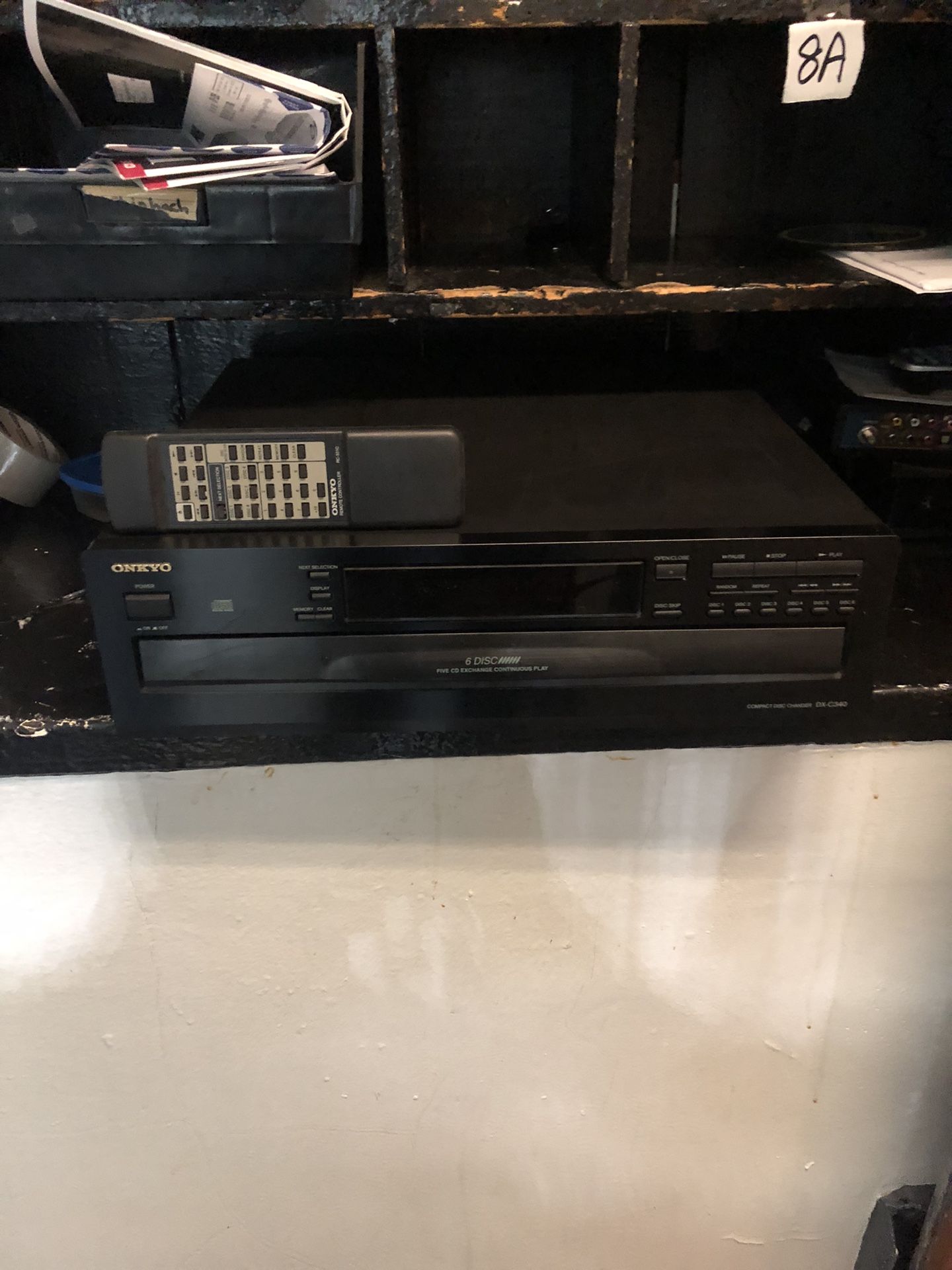 Onkyo CD Player With Remote Model DX C340