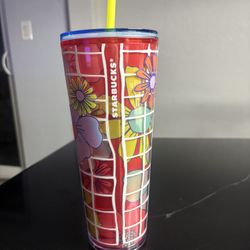 Starbucks Summer 2024 Floral tumbler