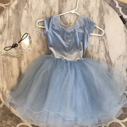 Light Blue Ballet Costume (Weissman Dance Costumes) (Small Child) 