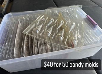 50 Candy Molds For $40