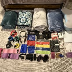 Exercise Equipment & Blankets 