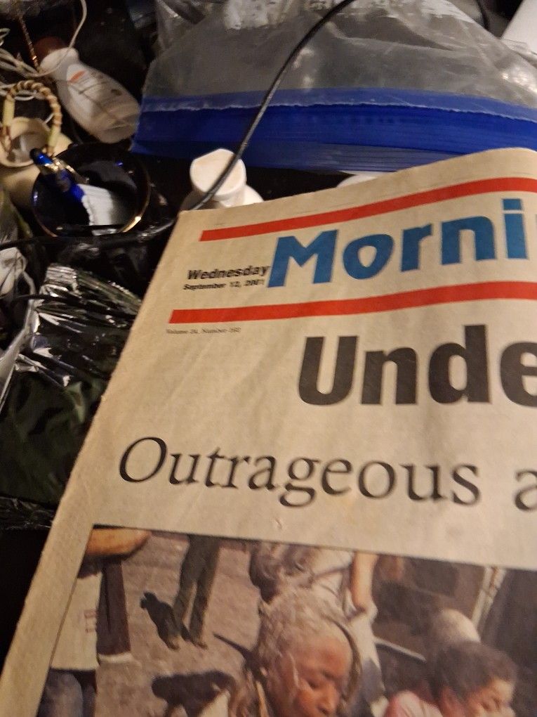 2local Papers From September 12th Bombing and 13th Of2001