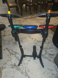 Guitar Hero World Tour / Band Hero Wireless Drum Kit for Nintendo Wii Complete Drum Set