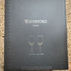 Waterford wine glasses set of 2