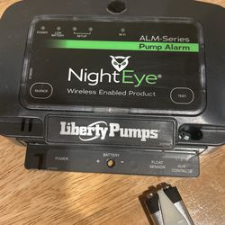Night Eye Wireless Enabled  Pump Alarm 