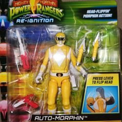 Mighty Morphin Power Rangers Quick Morphin Yellow Ranger