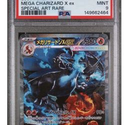 Mega Charizard x ex 110 Japanese PSA 9