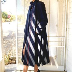 HILARY RADLEY TRENCH COAT BLK SIZE 8