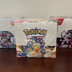 Pokémon Surging Sparks, Destined Rivals, Journey Together Booster Boxes Sealed