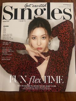 Singles August 2021 Korean Magazine - Featuring Sunmi and Xiumin