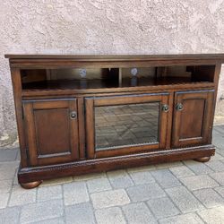Brown Wood TV & Media Stand