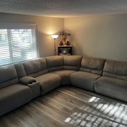 Beige Sectional Couch