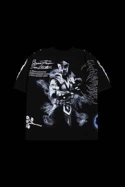 Civil Regime Sub-Zero 199x Side By Side Oversized T-shirt In Black