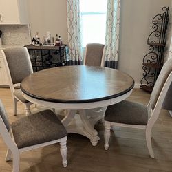 Table And Four Chair Set