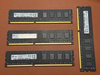 4 4GB Ram (Total 16 GB) — PC3L-1600 4GB 1Rx8-CA3-32 X4