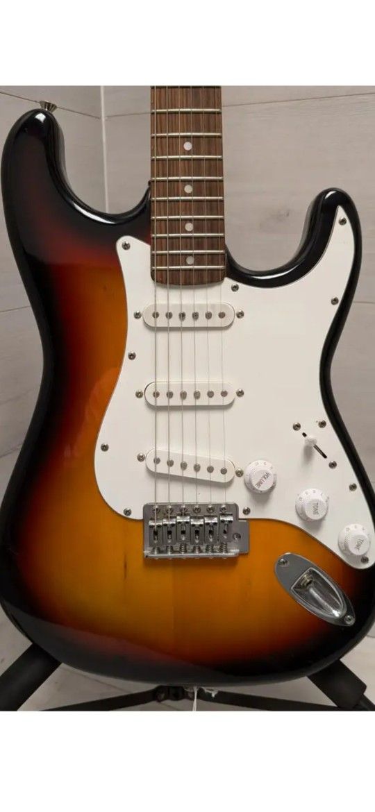 ION Strat Style Electric Guitar 2 Color Sunburst