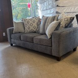 Two piece living room, group sofa, and loveseat for $1000