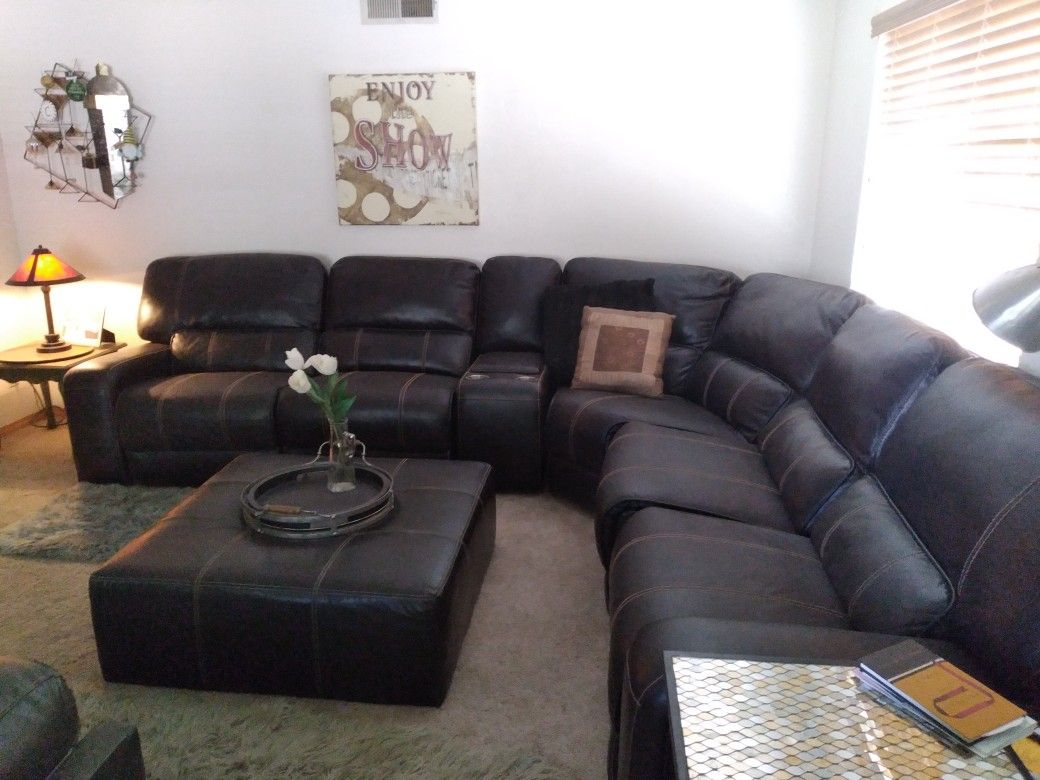 Sectional Leather Couch