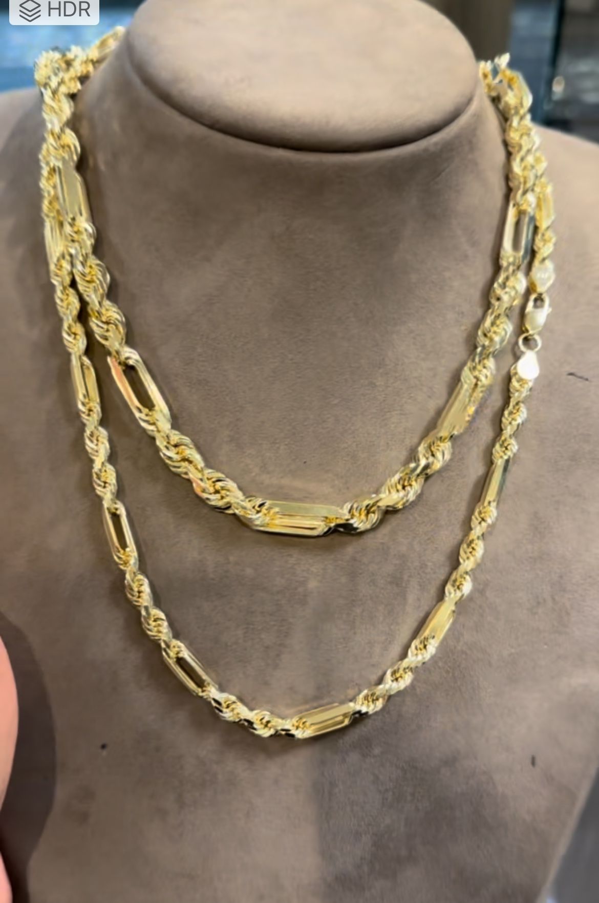 14k Gold Solid Chains