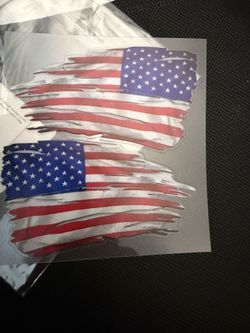 car decal stickers (2 pack) each one measures 2x4
