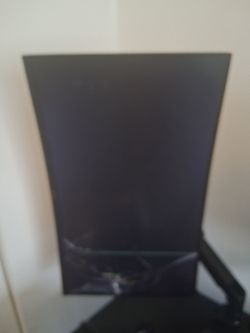 Black Flat Screen Computer Monitor
