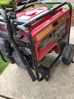 HONDA EB6500X GENERATOR – RUNS GREAT – READY FOR WORK