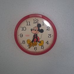 Vintage Mikey Mouse Wall Clock 