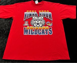 Men XL Vintage Y2K 2001 Arizona Wildcats Basketball Final Four Tshirt