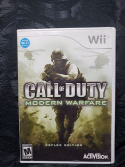 Nintendo Wii Call of duty modern warfare rated mature
