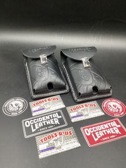 OCCIDENTAL LEATHER PHONE HOLSTER-BLACK**(EACH)**(FINANCIAMOS/WE FINANCE)**