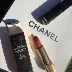 Chanel Rouge Allure Velvet Luminous Matte Lipstick 247 Rouge Impulsif