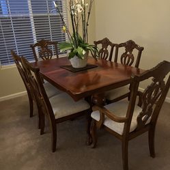 Wood  Dining Room Table Set