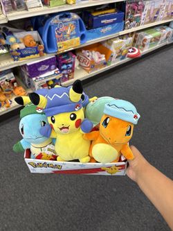 Holiday Pokemon Plushies 