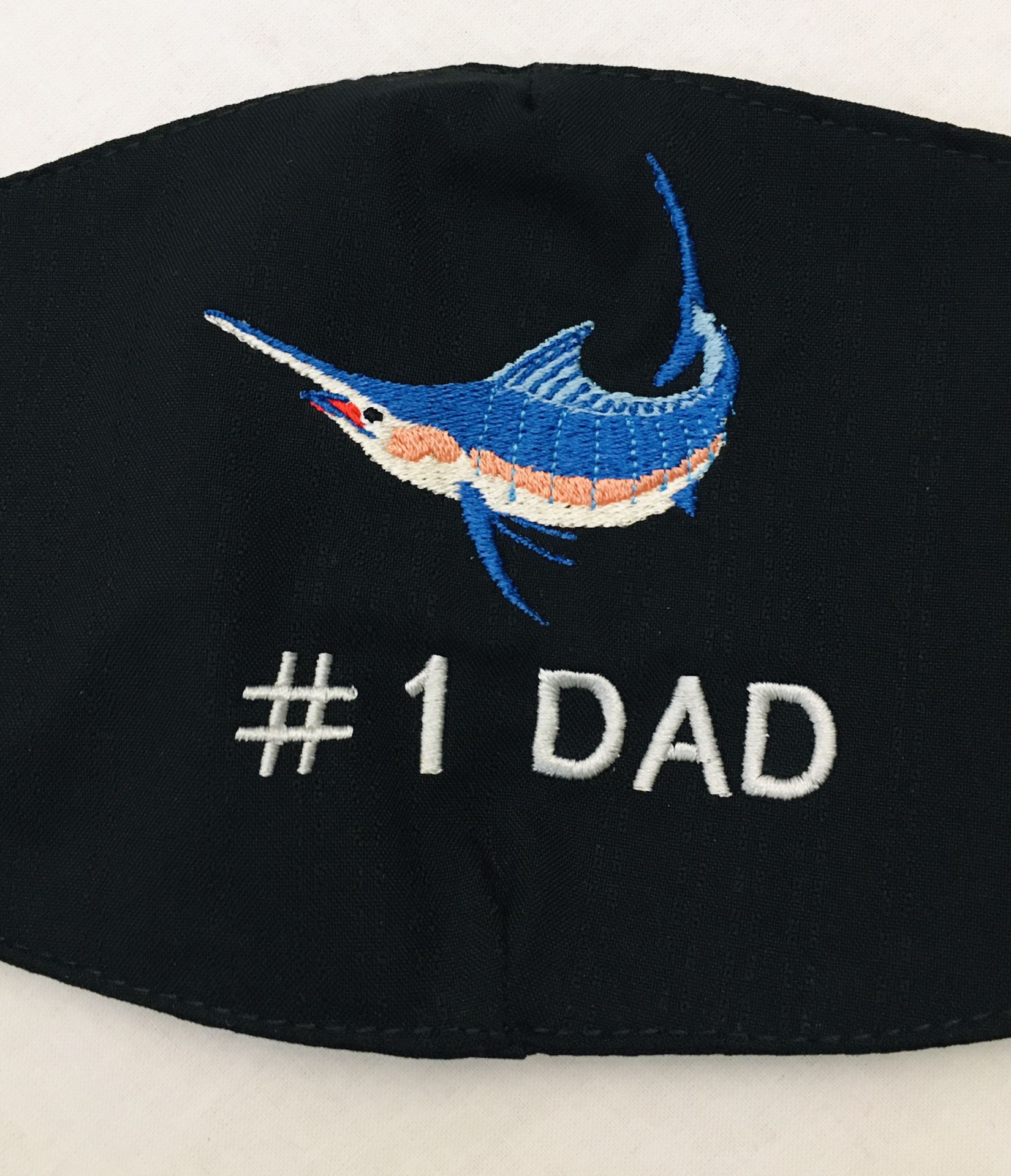 Face MaskQUALITY Mexico Embroidered marlin fish with filter perfect size
