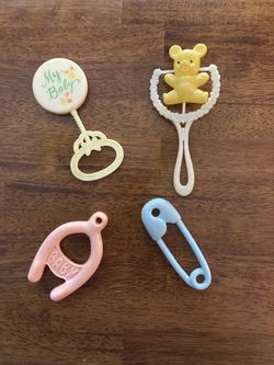 Vintage Baby Rattles.