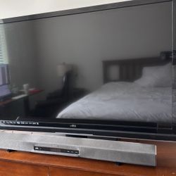 Vizio 47 Inch Smart TV With Sony soundbar