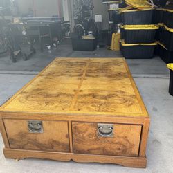 Oversized coffee table and end table