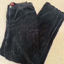 Black velvet Chaps  trousers Winter pant 6 