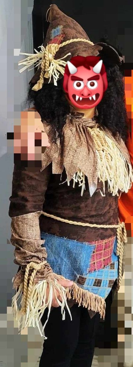 Women Scarecrow Costume Size M/L