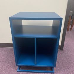 Blue Display Stand Or Side Table 